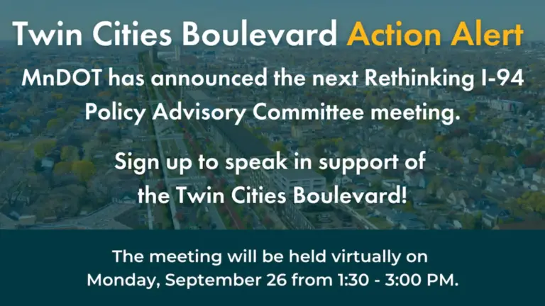 Twin Cities Boulevard Action Alert