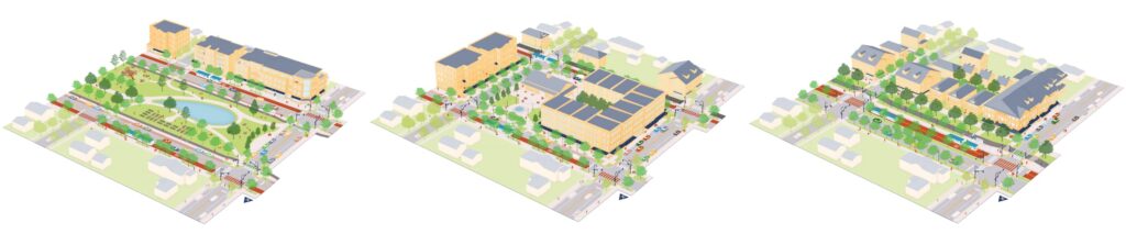 diagrams of the three concepts