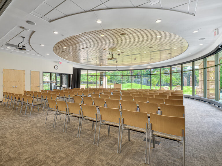 inside amherst auditorium