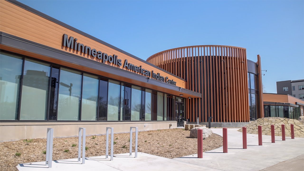 Front facing view of Minneapolis Indian American Center.